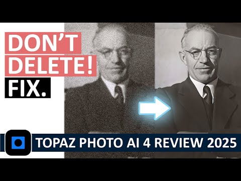 Видео: Обзор Topaz Photo AI 2025 — сравнение Photo AI 4 с DxO PureRaw, Lightroom, Gigapixel и другими