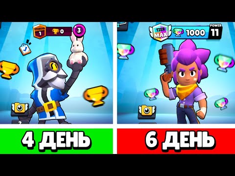 Видео: 365 ДНЕЙ В БРАВЛ СТАРСЕ - АПНУЛ 2000 ТРОФЕЕВ И PRO RANKED | ДЕНЬ 4 и 6