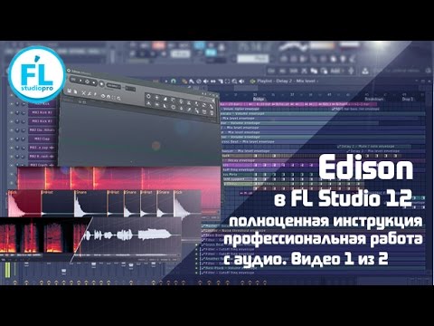 Видео: Полный разбор Edison в FL Studio 12. Урок - обзор как работать с аудио в новом Edison (1\2)