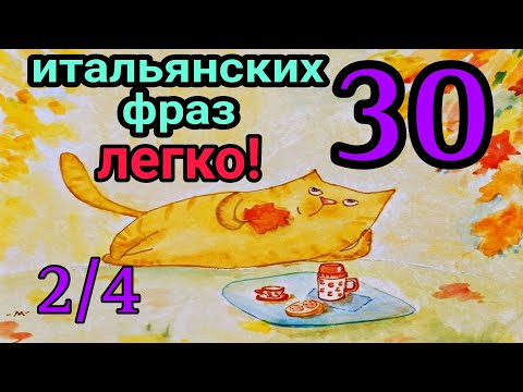 Видео: 2\4 "30 разговорных итальянских фраз