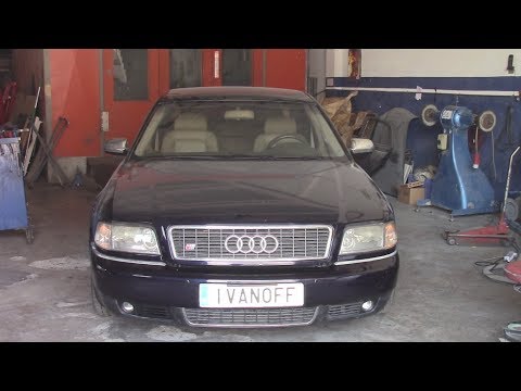 Видео: Ремонт автомобиля  Audi S8 двигатель AQH, замена термостата