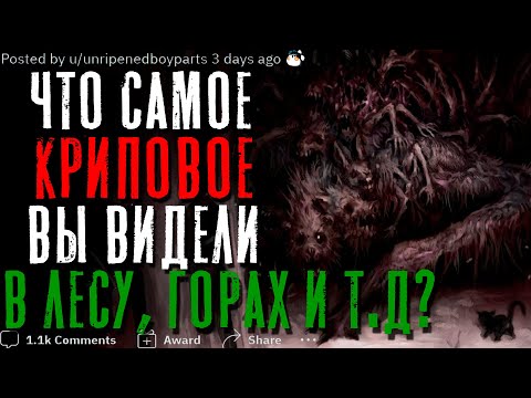 Видео: ЧТО САМОЕ КРИПОВОЕ ВЫ ВИДЕЛИ В ЛЕСУ, В ГОРАХ И Т.Д.?