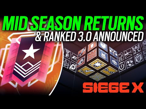 Видео: Объявлен рейтинг 3.0, возвращение середины сезона — 6News — Rainbow Six Siege X
