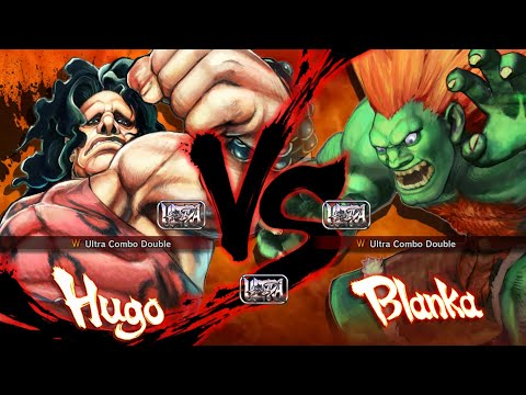 Видео: Ultra Street Fighter IV _ Хьюго против Бланки (самый сложный)