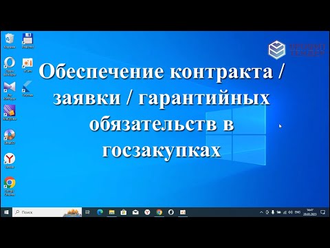 Видео: Всё про обеспечение заявок/контракта/гарантийных обязательств в госзакупках. Подробная инструкция!