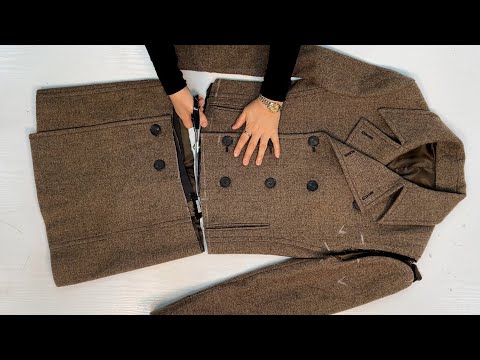 Видео: [DIY] Вышедшие из моды шерстяные пальто стали предметом роскоши 2