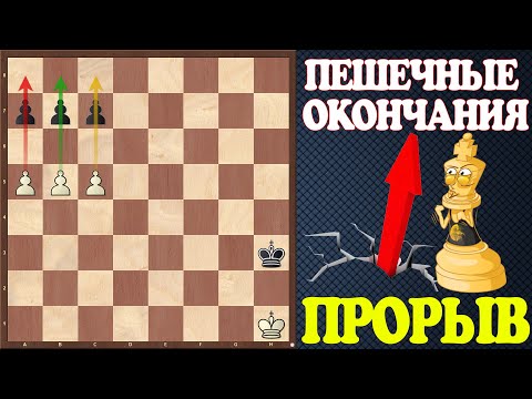 Видео: Шахматы. Учебник эндшпиля №16. Пешечные окончания. Прорыв