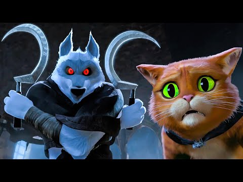 Видео: КОТ В САПОГАХ должен бросить вызов самой СМЕРТИ, чтобы сохранить свою ЖИЗНЬ