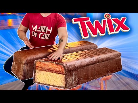 Видео: МЫ ПРИГОТОВИЛИ ОГРОМНЫЙ TWIX ВЕСОМ В 220 КИЛОГРАММ