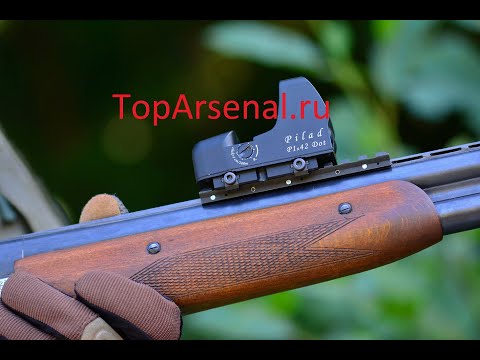 Видео: Коллиматорные прицелы открытые ВОМЗ Пилад 1х30, Пилад 1х42, Пилад 1х20 отстрел и обзор TopArsenal.ru