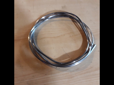 Видео: свинцовая проволока