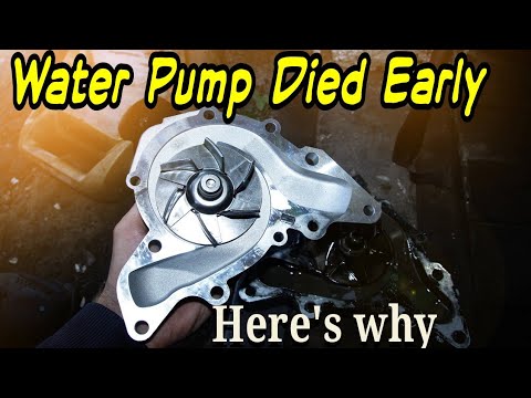 Видео: «Пренебрегите промывкой системы охлаждения… и вот что произойдёт! С этим водяным насосом покончено.