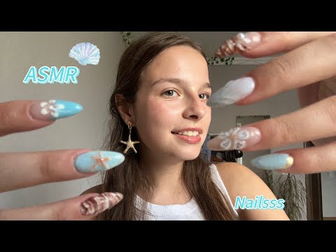 Видео: АСМР с новыми ногтями (таппинг и скрэтчинг)💅🏻🐋