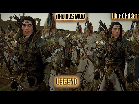 Видео: Total War Warhammer 2 Radious mod - прохождение - High Elves - Legend =6= Глобальное противостояние