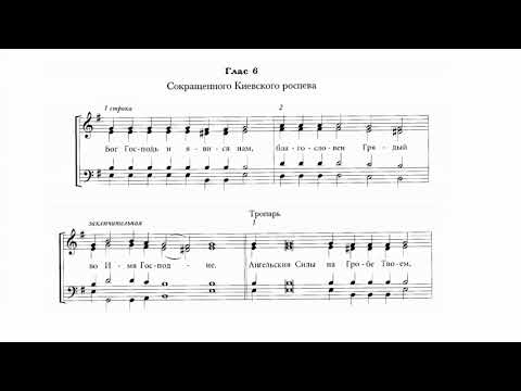 Видео: Осмогласие. глас 6