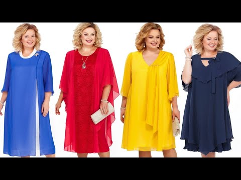 Видео: ЖЕНСКИЕ НАРЯДНЫЕ ПЛАТЬЯ БОЛЬШИХ РАЗМЕРОВ👗
