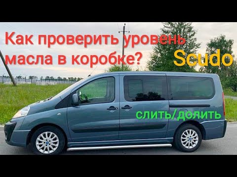Видео: Fiat Scudo 1,6. как проверить уровень масла в коробке?