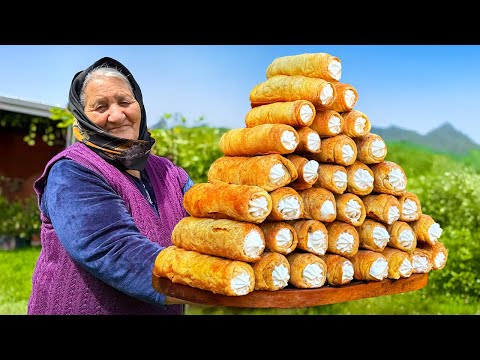 Видео: Рецепт Бабушкиной Пахлавы С Мороженым: Хрустящая, Кремовая И Простая В Приготовлении!