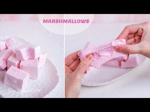 Видео: Воздушные маршмеллоу! Обожаю их! Просто и вкусно! Fluffy Marshmallows | Elena Stasevich HM