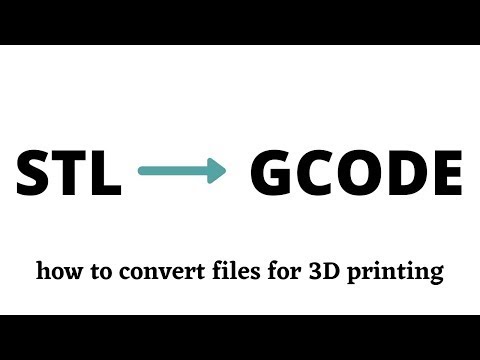 Видео: STL to GCODE для 3D печати - как конвертировать файлы