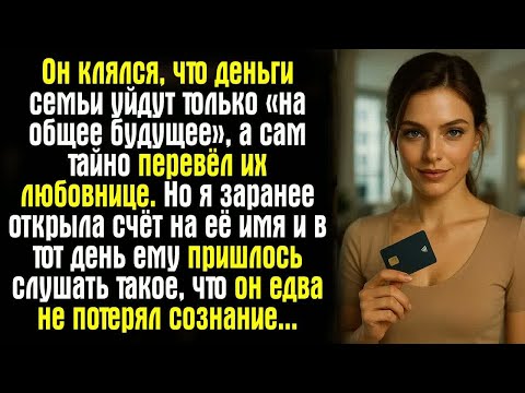 Видео: Он клялся, что деньги семьи уйдут только «на общее будущее», а сам тайно перевёл их любовнице…