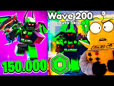 Видео: ТРАЧУ 150.000 РОБУКСОВ! РАЗРАБОТЧИК СТАЛ ЮНИТОМ! РОБУКСОВ! 111 СЕРИЯ ROBLOX Toilet Tower Defense