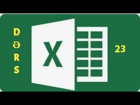 Видео: Excel proqramı — İstinadlar və massivlər_ВПР(VLOOKUP) funksiyası və açılan siyahının yaradılması