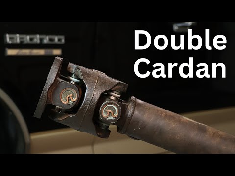 Видео: Ремонт карданного вала с двумя карданами | Ford Bronco F150 1980–1996 гг. | Реставрация Bronco