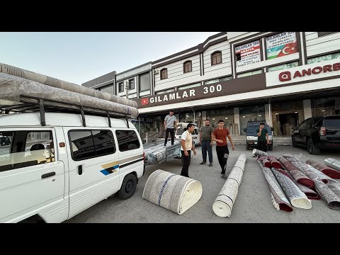 Видео: Тозо гиламларимиз галди хаммаси 12 ойга карзга берамиз олдинан тулов йук