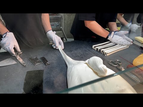 Видео: 【PAPABUBBLE】Невероятно! Большое "СПАСИБО"! Конфеты с буквами! / Японская уличная еда/Сладости