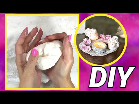 Видео: Сделай сам / Элегантные ИДЕИ для вашего дома / РЕЦЕПТ ИЗ ФАРФОРА