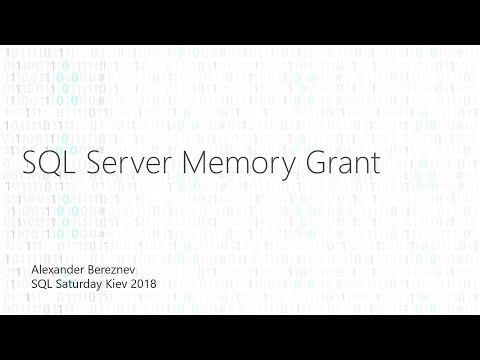 Видео: SQL Server Memory Grant или кто скушал память?