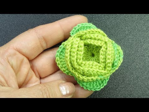 Видео: ВЕЛИКОЛЕПНЫЙ цветочный мотив крючком для подушки - Вязаные Цветы крючком Урок 110