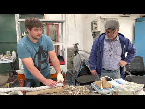 Видео: 24.09.21г. Тест M390(63HRC) пеньковый канат 37мм 325 резов