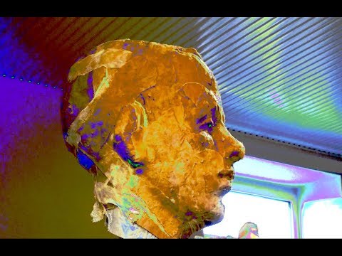 Видео: Техника папье-маше для портрета и маски (уроки скульптуры и рисунка)