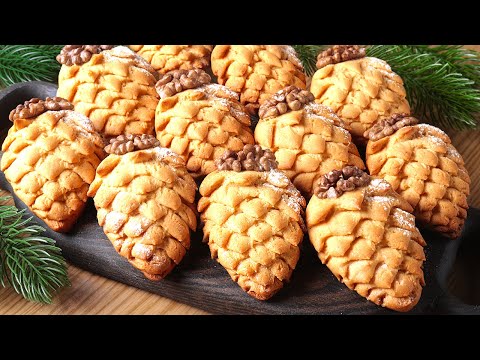 Видео: ШИКАРНОЕ ПЕЧЕНЬЕ ШИШКИ! Вы УДИВИТЕСЬ, как ПРОСТО! Легкий рецепт печенья к чаю!