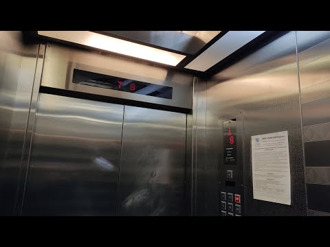 Видео: ⚡ Южнокорейский лифт ThyssenKrupp Elexess 2011 г. @ ЖК Янтарный город