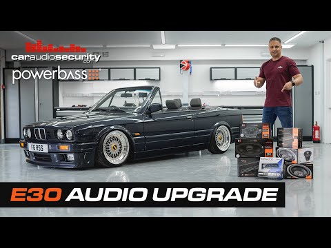 Видео: Обновление автомобильной аудиосистемы Powerbass для BMW E30 325i | Автозвук и безопасность
