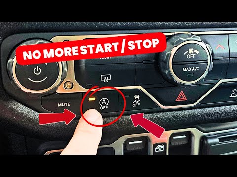 Видео: Уберите функцию «Старт-стоп» за 3 минуты | Jeep Wrangler и Gladiator JL / JT