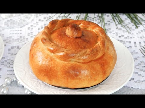 Видео: Вот что можно приготовить на Новогодний стол. Жаркое в тесте с мясом