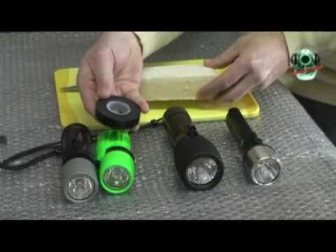 Видео: Установка подводного фонаря на арбалет