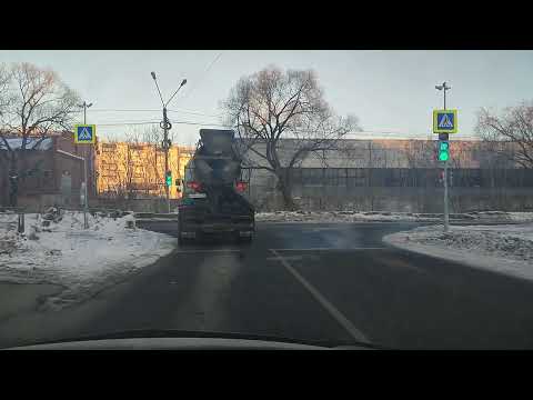 Видео: Экзаменационный маршрут. Томск. отработка поворотов налево и разворотов. Иркутский- Беринга и.т.д.