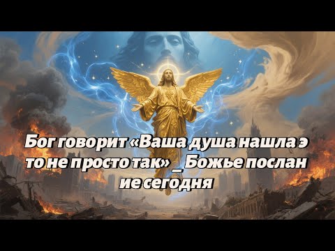 Видео: Бог говорит «Ваша душа нашла это не просто так»   Божье послание сегодня
