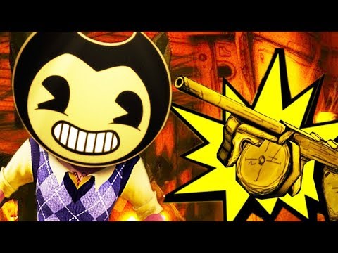 Видео: БЕНДИ-СОСЕД VS АВТОМАТ ТОМПСОНА! ПАСХАЛКИ БЕНДИ! [Bendy And The Ink Machine + Hello Neighbor]