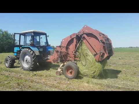 Видео: КОСИМ, СОГРЕБАЕМ... ПРЕССУЕМ, ДОСТАВЛЯЕМ!!!