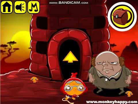 Видео: Счастливая обезьянка, уровень 319 (Monkey Go Happy Stage 319)