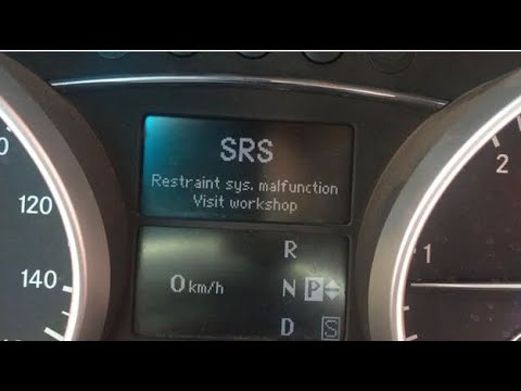 Видео: Как сбросить индикатор подушки безопасности SRS на Mercedes Benz