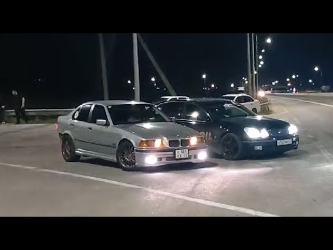 Видео: BMW E36 3.0 ЗАЕЗД с ДВУМЯ TOYOTA ARISTO 2JZ GTE | MARK 2 750 сил vs BMW G21 340I | ЗАЕЗД С C55 W203