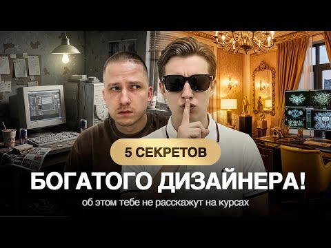 Видео: 5 СЕКРЕТОВ БОГАТОГО ДИЗАЙНЕРА! Об этом тебе не расскажут на курсах