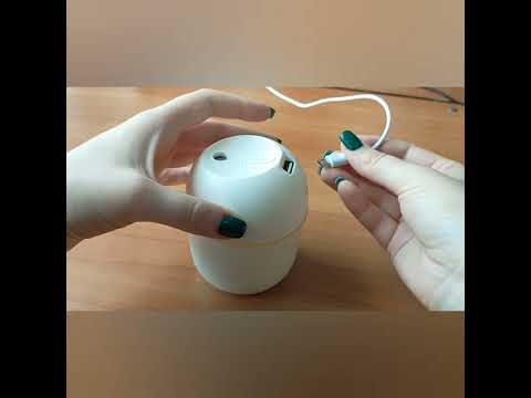 Видео: Обзор как подключать Мини Увлажнитель воздуха Humidifier.